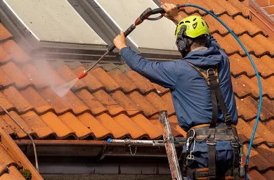 Démoussage et hydrofuge de toiture à Recurt